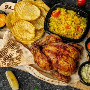 وجبة فروج مشوي جدو (الحجم العائلي)