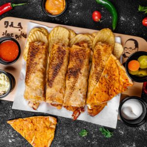 وجبة شاورما خراطيش