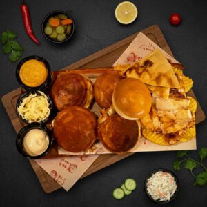 وجبة ميني برغر شاورما